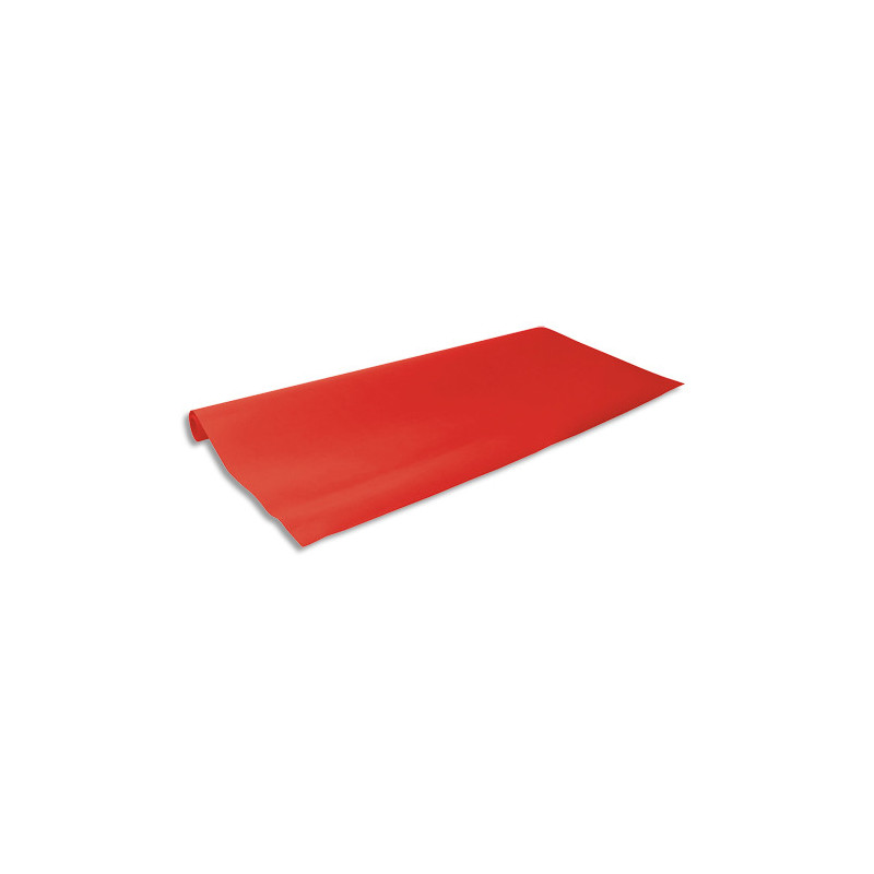 CLAIREFONTAINE Rouleau papier kraft couleur vergé 65g format 3x0,70m, coloris Rouge