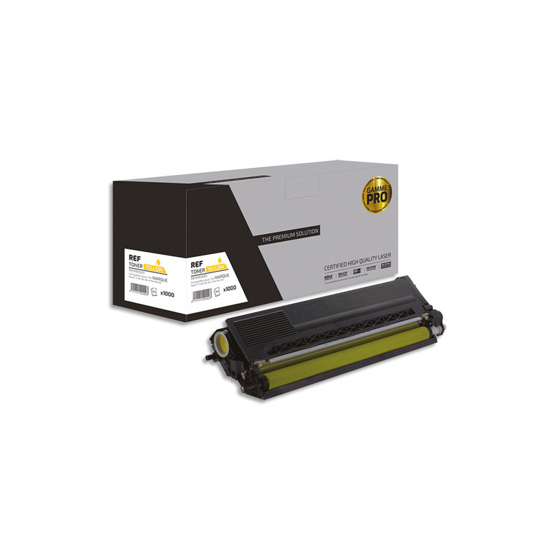 PSN Cartouche compatible laser pro jaune Brother TN-326, L1-BTTN326Y-PRO