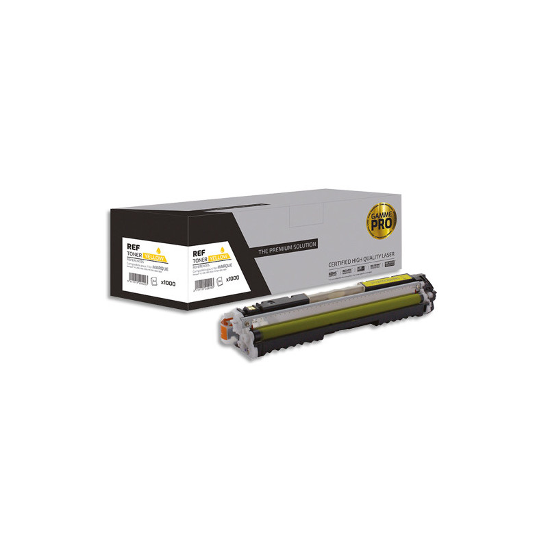 PSN Cartouche compatible laser pro jaune HP CF352A, 130A, L1-HT130Y-PRO