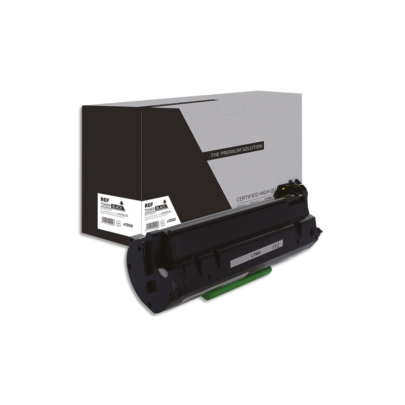 PSN Cartouche compatible laser noir Lexmark 50F0H, 50F2H, L1-LT502