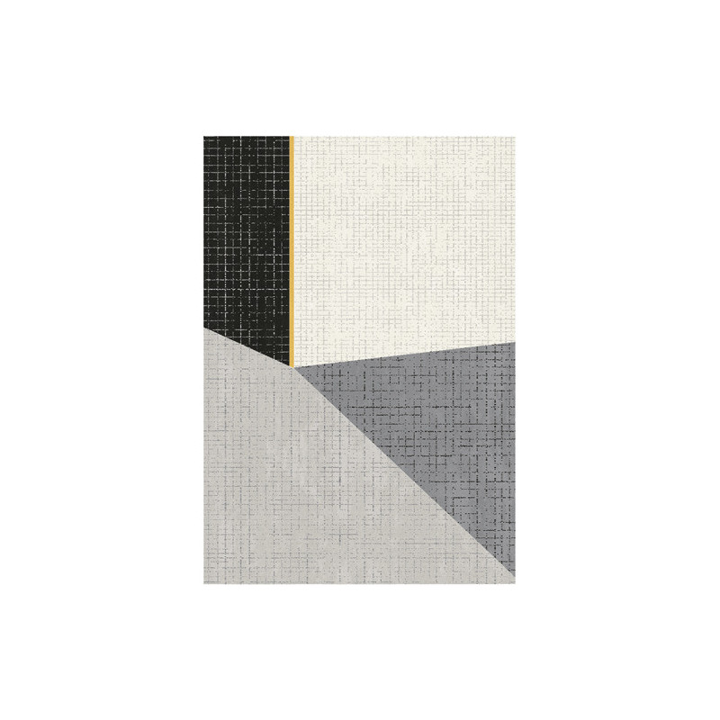 PAPERFLOW Tapis Canvas en polypropylène multicolore, tissage velours, L120 x H0,75 x P170 cm