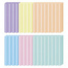 FIMO Lot de 6 pains 57g Fimo coloris pastel assortis vanille-Rose-Bleu d'eau-Pêche-menthe-lilas