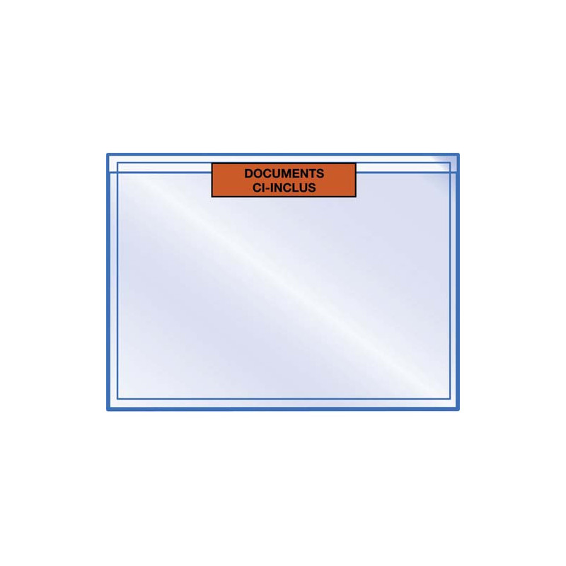 Boîte de 1000 pochettes pour documents Ci-Inclus - Format : 22.5 x 16.5 cm