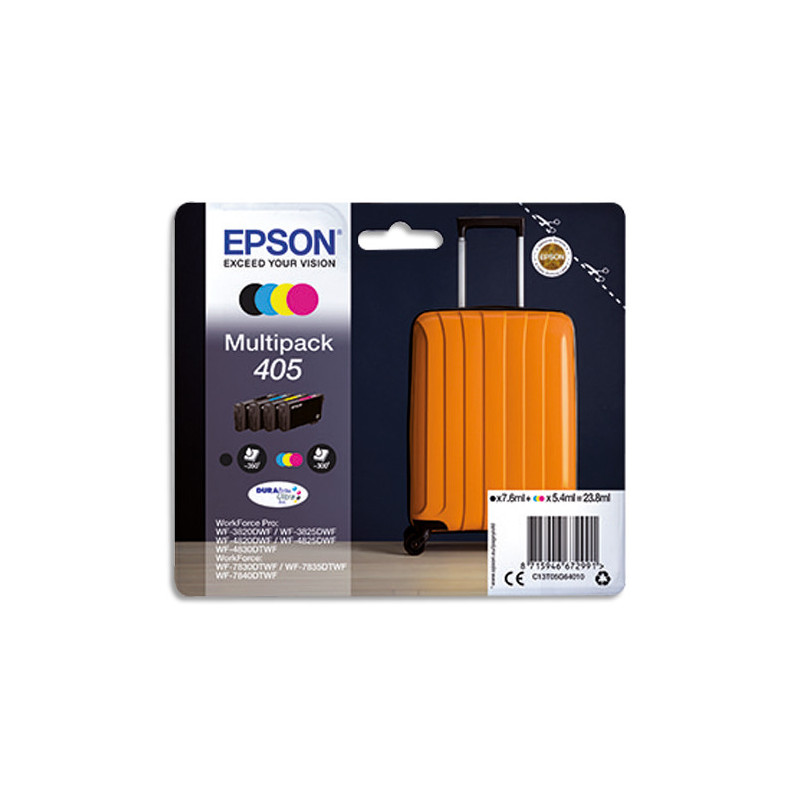 EPSON Multipack 4 couleurs jet d'encre 405 C13T05G64010