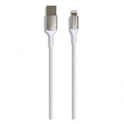 GREEN-E Câble lightning/USB-A 2,5m Blanc 2,4A, 12W GR2083