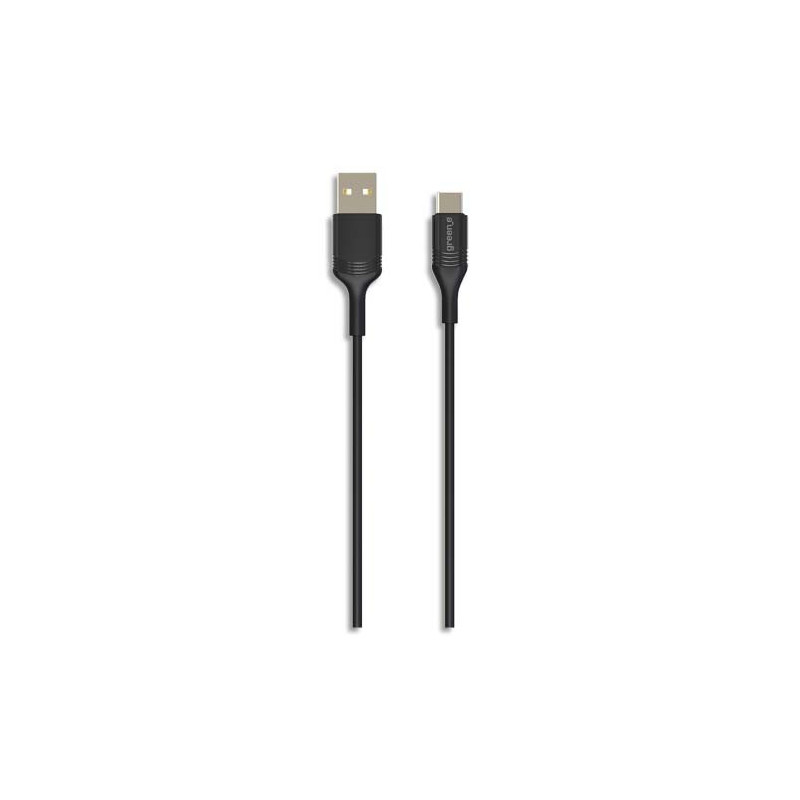 GREEN-E Câble USB-C/USB-A 1,2m Noir 3A, 18W GR7060