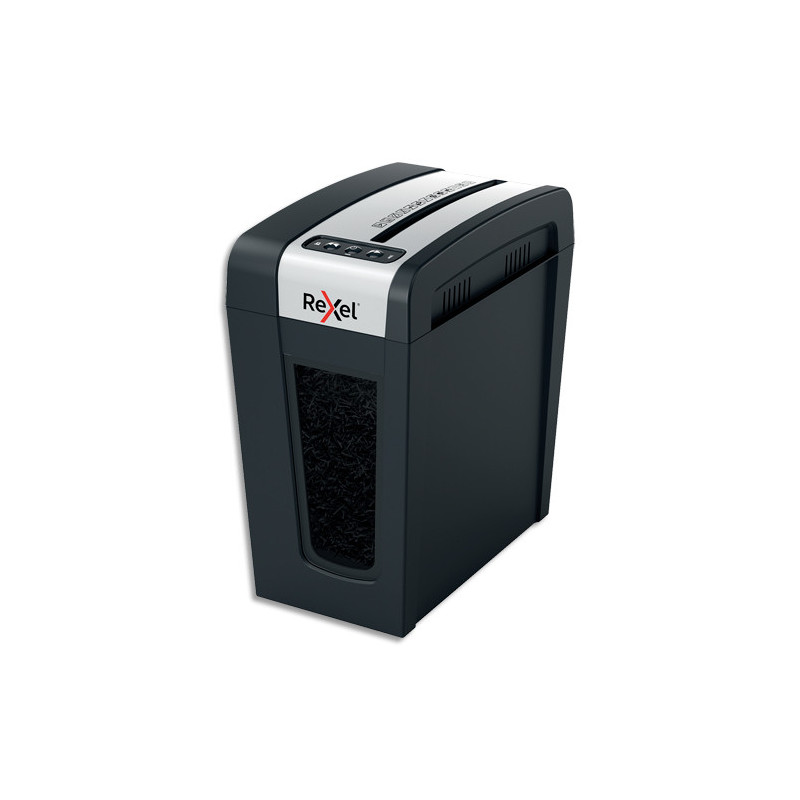 REXEL Destructeur de documents Secure MC4-SL P-5, coupe micro, 2x15mm, 4 feuilles, 14 litres, 2020132EU