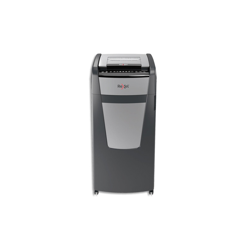 REXEL Destructeur de documents Optimum Auto+ 600X P-4 coupe croisée 4x36mm 600 feuilles 110 L 2020600XEU