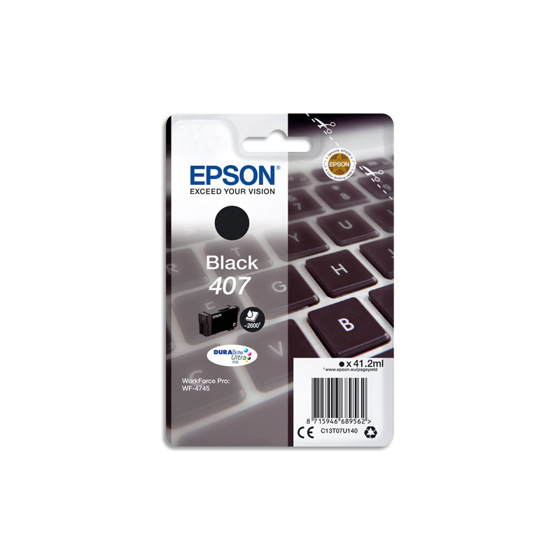 EPSON Cartouche Jet d'Encre Black L ''Clavier'' WF-4745 Series - C13T07U140