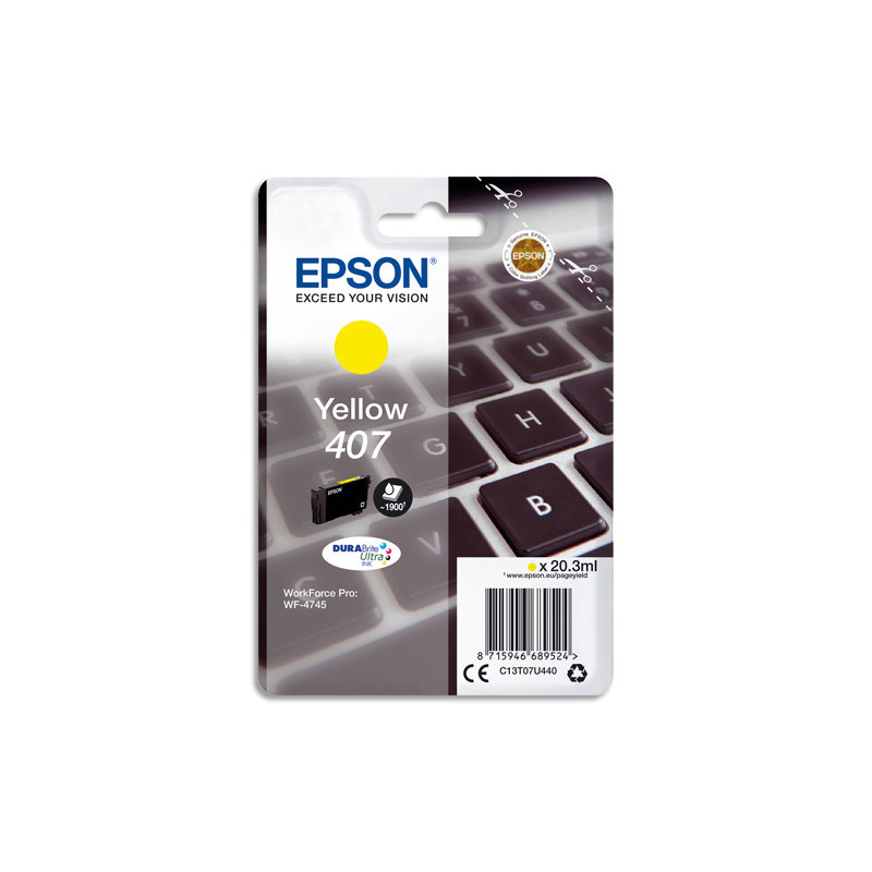 EPSON Cartouche Jet d'Encre Yellow L ''Clavier'' WF-4745 Series - C13T07U440