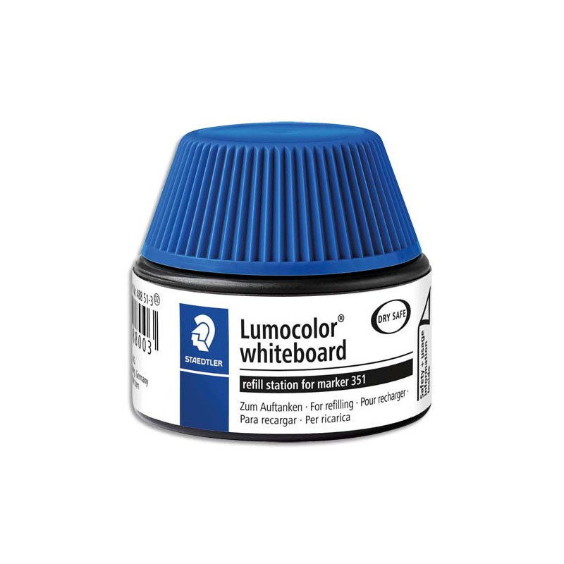 STAEDTLER recharge pour marqueurs tableau blanc bleu