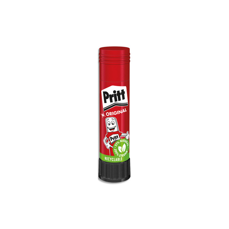 PRITT Stick de colle 11g avec 97% d'ingrédients naturels, lavable à froid