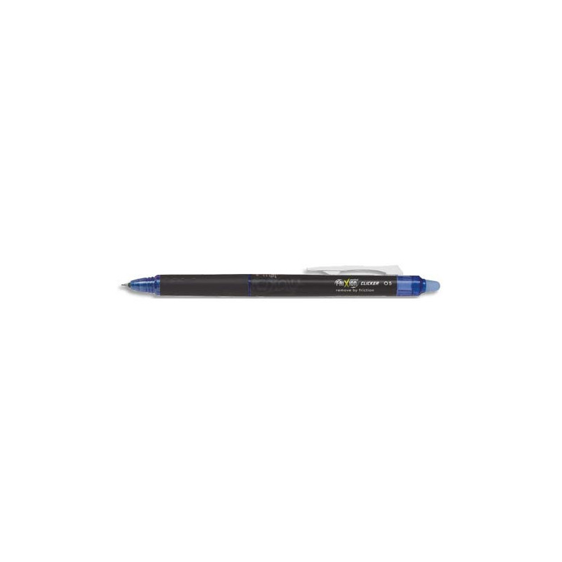 PILOT FriXion Point CLICKER 05 - Roller encre gel - Bleu - Pointe Fine