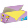 POST-IT Pack de 24 blocs notes Super Sticky Jaune 76 x 76 mm dont 4 offerts.