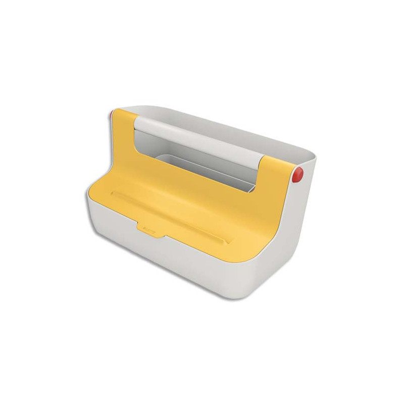 LEITZ Boîte de rangement Cosy, L214 x H196 x P367 mm, jaune