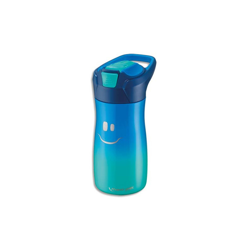 MAPED Gourde Picnik 430 ml Concept enfants Bleu, en PP, bouton automatique, système de pipette, étanche