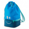 MAPED Sac à Déjeuner Concept enfants Bleu, polyester, partie basse isotherme, yeux bouche réfléchissants