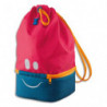 MAPED Sac à Déjeuner Concept enfants Rose, polyester, partie basse isotherme, yeux bouche réfléchissants