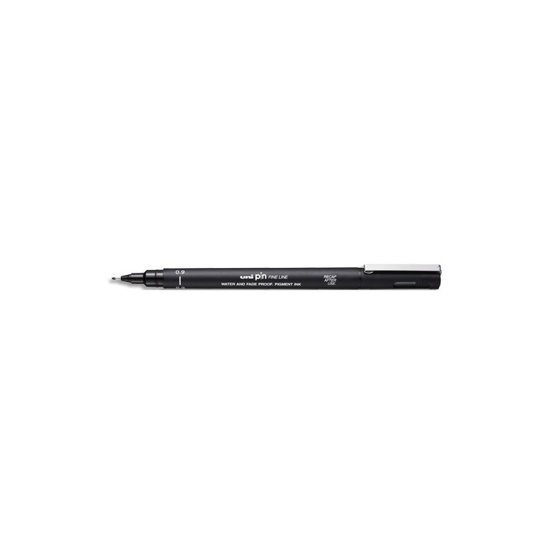 UNI-BALL Stylo UNI PIN pointe calibrée 0,9 mm Noir