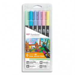 TOMBOW Boîte 6 feutres ABT...