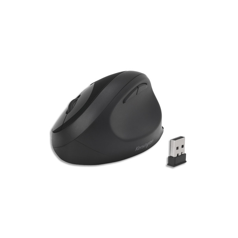 KENSINGTON Souris sans fil Pro Fit Ergo, noire, K75404EU