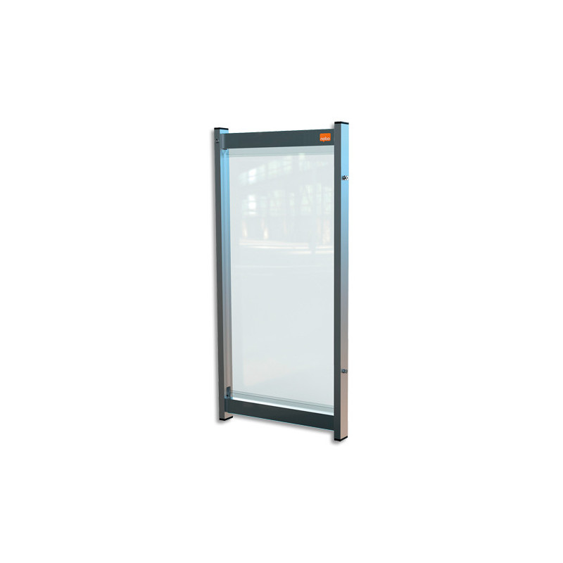 NOBO Séparateur de bureau modulaire film PVC transparent, L40 x H82 x P40 cm