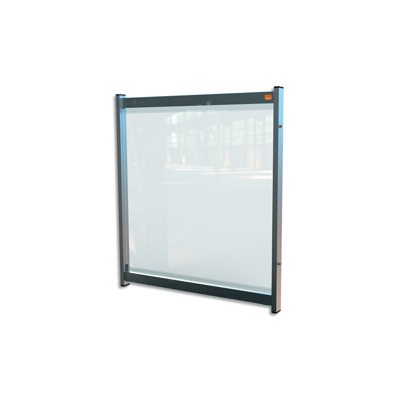 NOBO Séparateur de bureau modulaire film PVC transparent, L40 x H82 x P40 cm