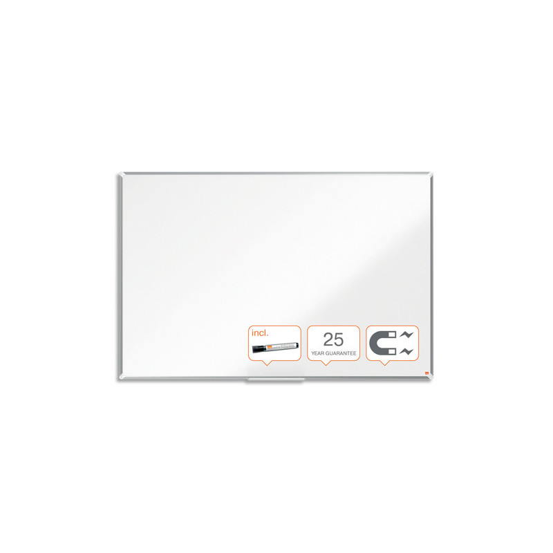NOBO Tableau blanc émaillé Premium Plus, 1800 x 1200 mm