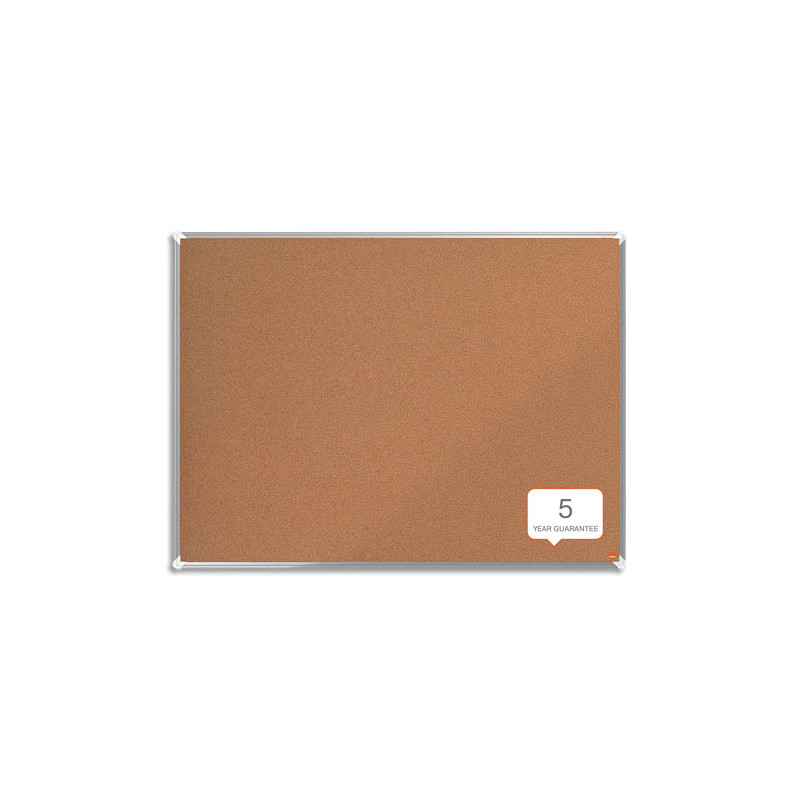 NOBO Tableau d'affichage en liège Premium Plus, 900 x 600 mm