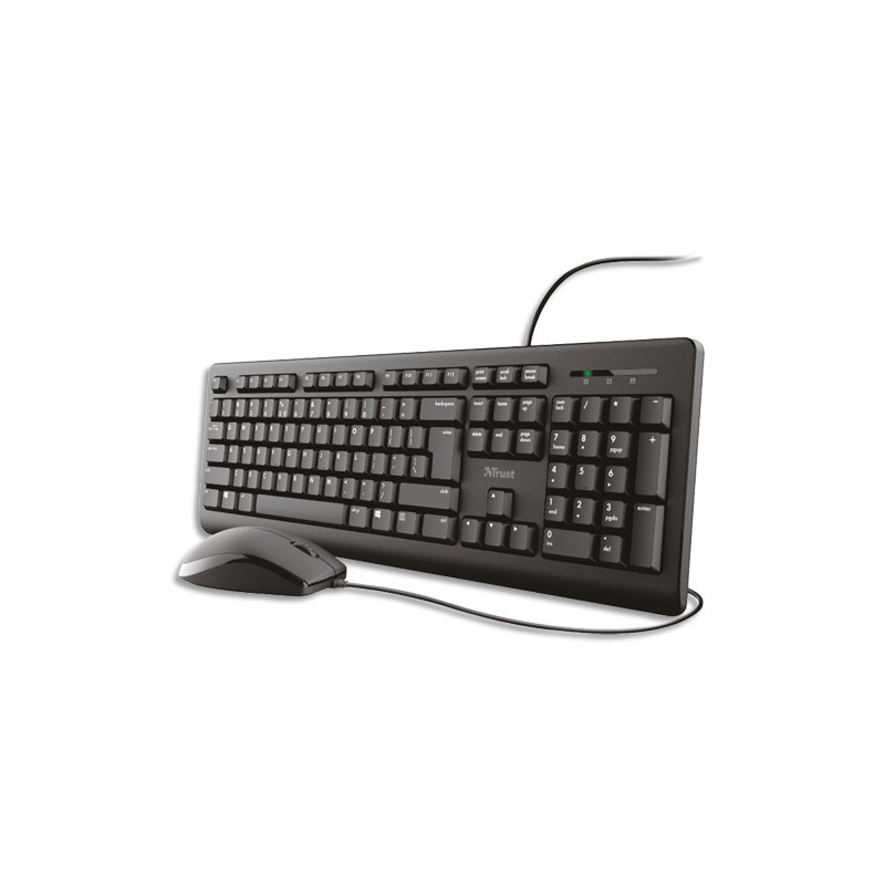 TRUST Ensemble clavier / souris filaire Primo 23993