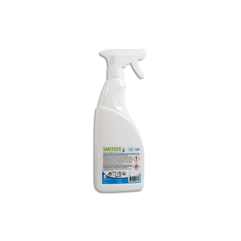 TIFON Spray 750 ml Hydro-alcoolique SANITIZER TP2 et TP4 multi-surfaces