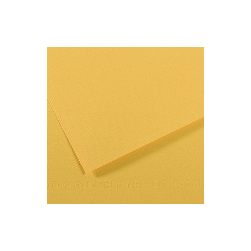 CANSON Feuille MI-TEINTES® 50X65 160g bouton d'or 400