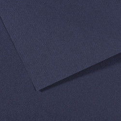 CANSON Feuille MI-TEINTES® 50X65 160g bleu indigo 140