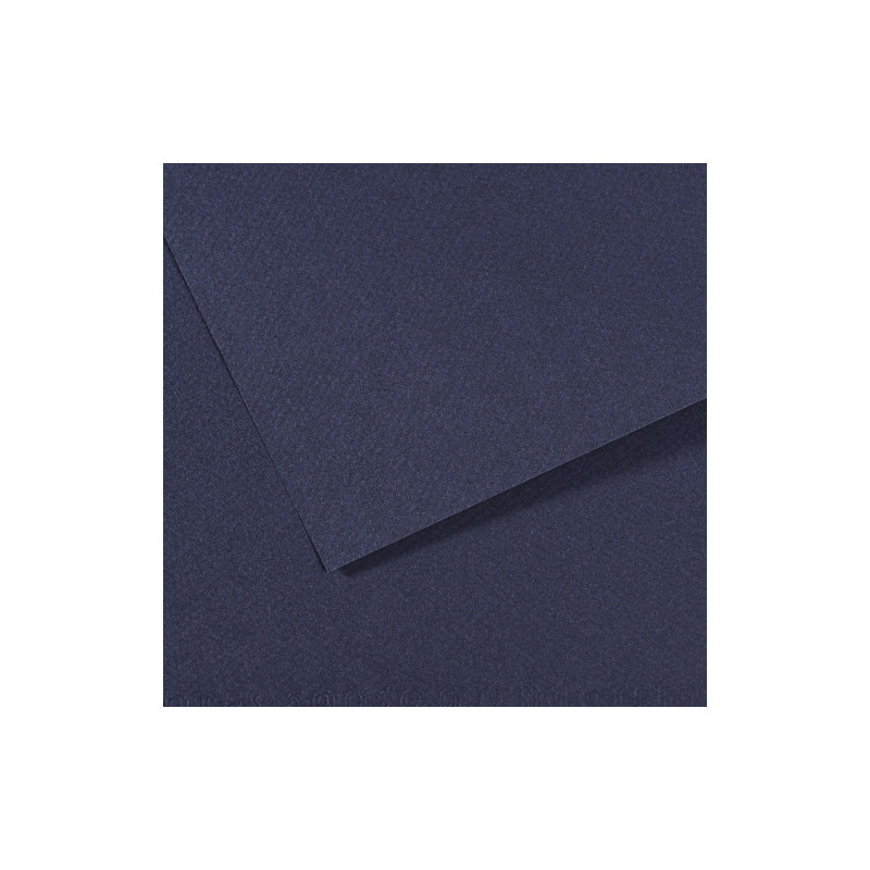 CANSON Feuille MI-TEINTES® 50X65 160g bleu indigo 140