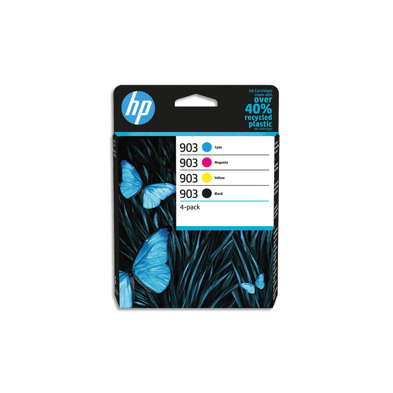 HP Pack de 4 cartouches jet d'encre 903 6ZC73AE