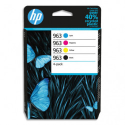 HP Pack de 4 cartouches jet d'encre 963 6ZC70AE