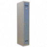 PIERRE HENRY Vestiaire métal industrie propre 1 casier largeur 30 cm Gris perle Bleu