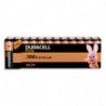 DURACELL Piles alcalines AA Plus 100%, 1,5V LR6 MN1500, lot de 24 piles