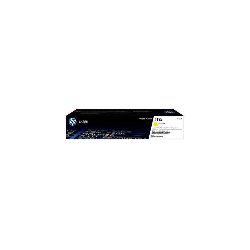 HP Cartouche toner 117A jaune W2072A