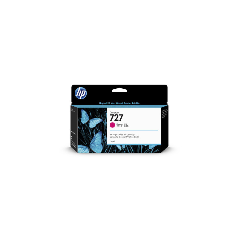 HP Cartouche jet d'encre 727 magenta B3P20A