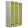 PIERRE HENRY Vestiaire métal industrie sale 3 casiers largeur 120 cm Gris perle anis