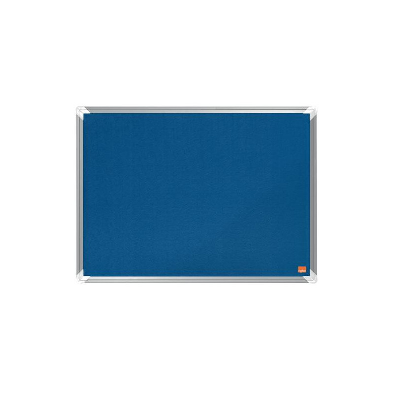 NOBO Tableau d'affichage en feutre Premium Plus - 600 x 450 mm - bleu - 1915187