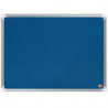 NOBO Tableau d'affichage en feutre Premium Plus - 600 x 450 mm - bleu - 1915187