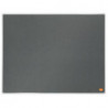 NOBO Tableau d'affichage en feutre Impression Pro - 600 x 450 mm - gris - 1915219