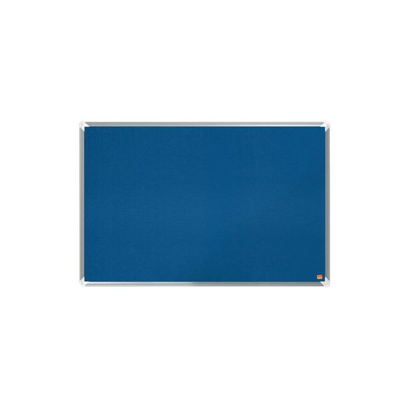 NOBO Tableau d'affichage en feutre Premium Plus - 900 x 600 mm - bleu - 1915188