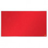 NOBO Tableau d'affichage Widescreen en feutre Impression Pro - 710 x 400 mm - rouge - 1915419