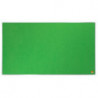 NOBO Tableau d'affichage Widescreen en feutre Impression Pro - 710 x 400 mm - vert - 1915424