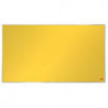 NOBO Tableau d'affichage Widescreen en feutre Impression Pro - 710 x 400 mm - jaune - 1915429