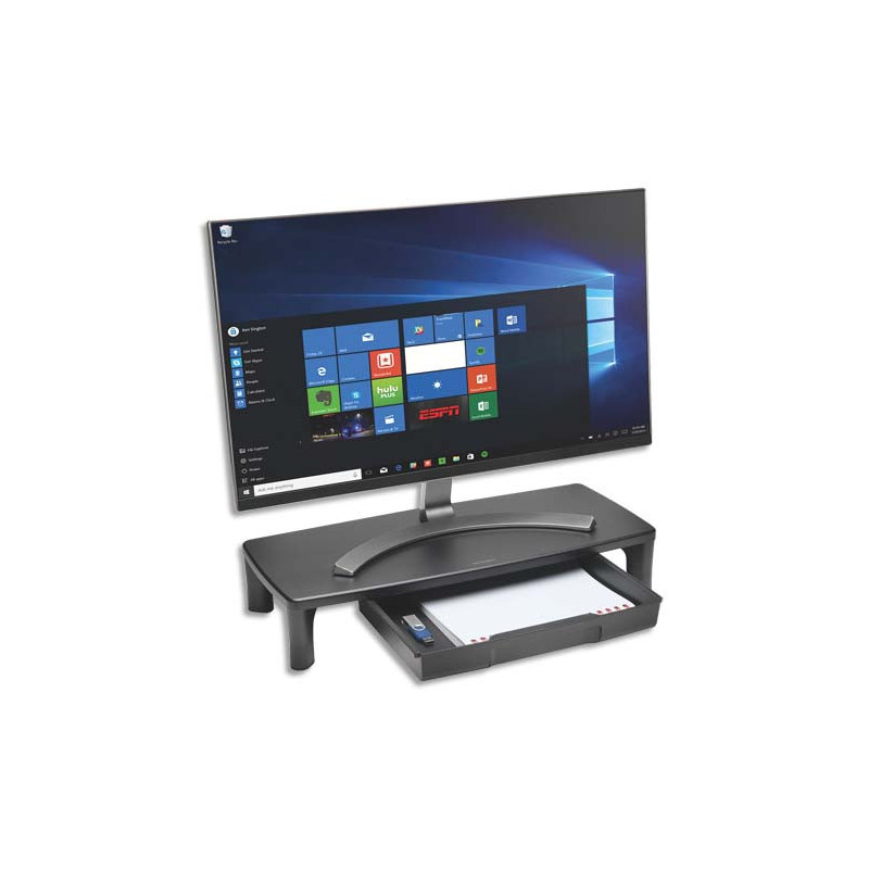 KENSINGTON Support pour écran, SmartFit, avec tiroir, noir, K55725EU