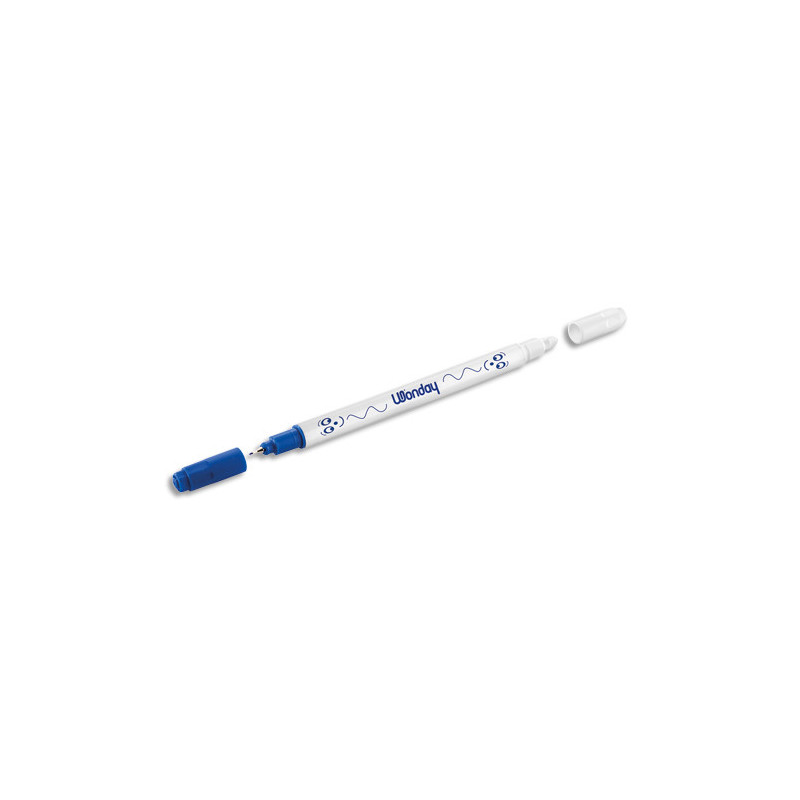 WONDAY Blister de 6 effaceurs réécriveurs, encre Bleue, pointe 1 mm